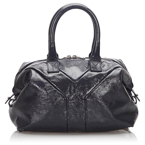 sac a main cuir noir yves saint laurent|Boutique en ligne officielle Saint Laurent .